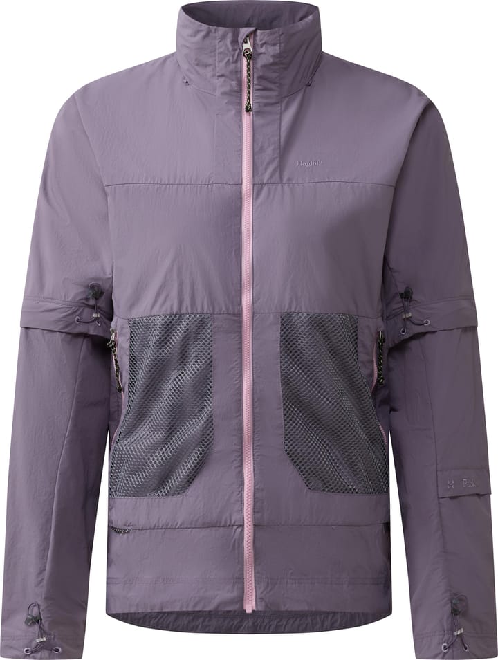 Haglöfs Women's Solis Zip Off Jacket Purple Fog Haglöfs