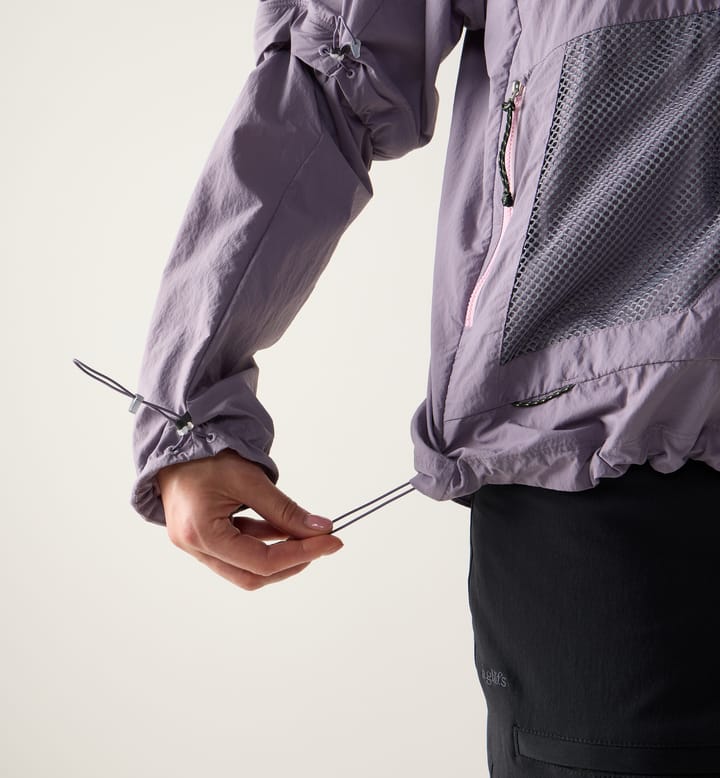 Haglöfs Women's Solis Zip Off Jacket Purple Fog Haglöfs