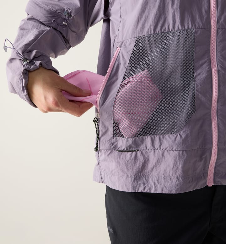Haglöfs Women's Solis Zip Off Jacket Purple Fog Haglöfs