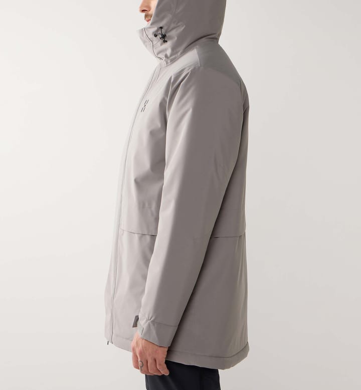 Haglöfs Salix Proof Mimic Ii Parka Men Stone Brick Haglöfs