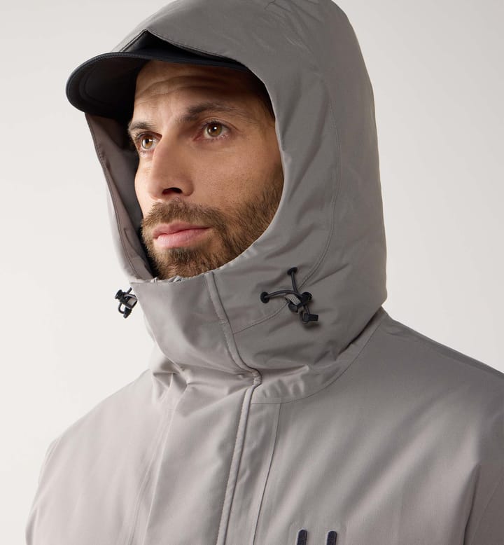 Haglöfs Salix Proof Mimic Ii Parka Men Stone Brick Haglöfs