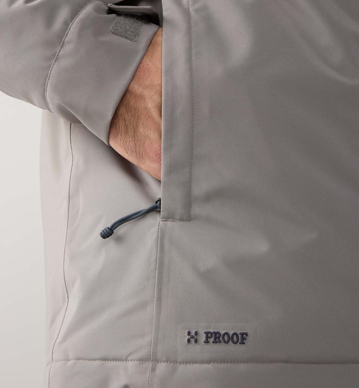 Haglöfs Salix Proof Mimic Ii Parka Men Stone Brick Haglöfs