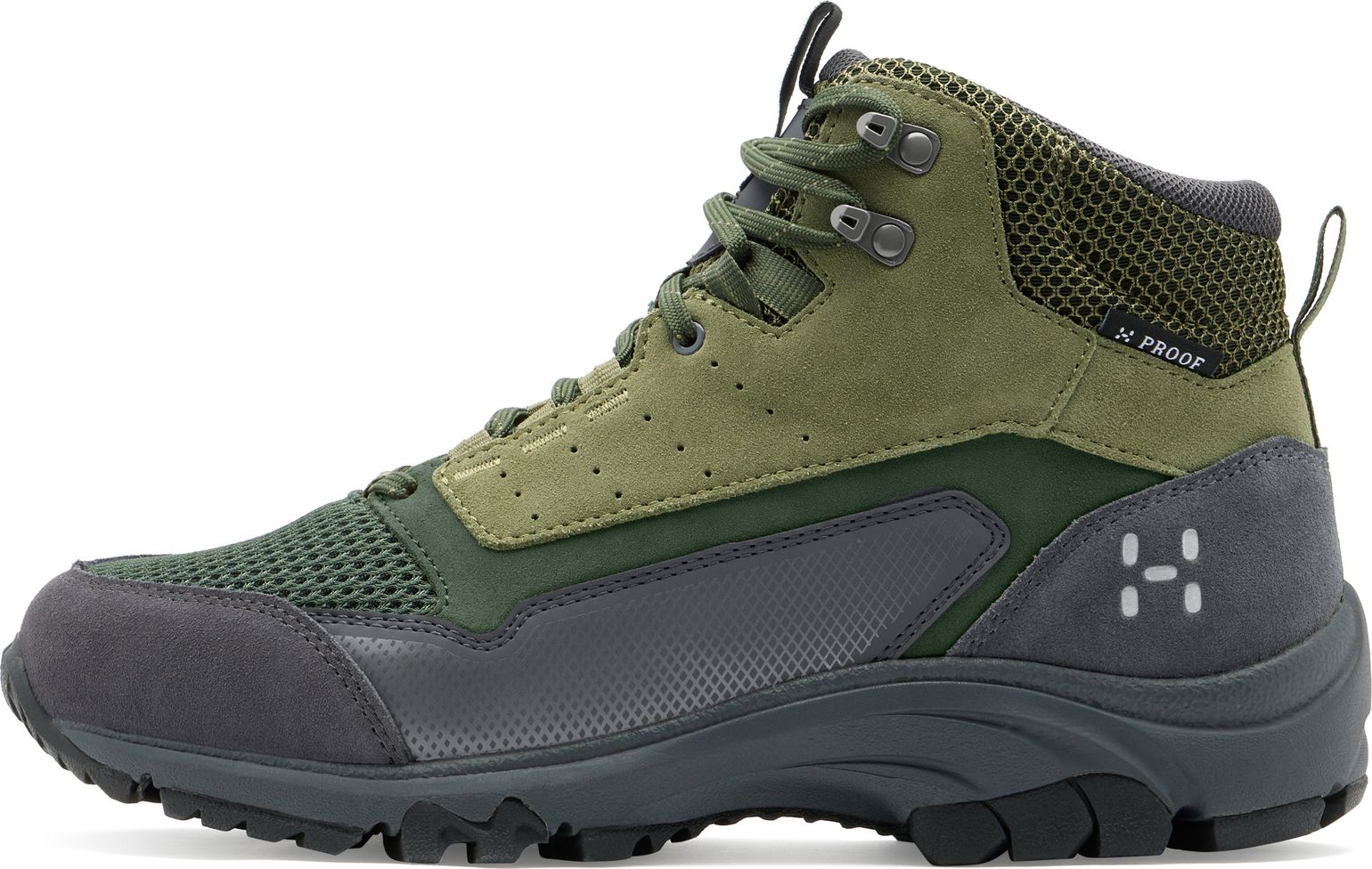 Haglöfs Men's Rosson Proof Mid Magnetite/olive Green