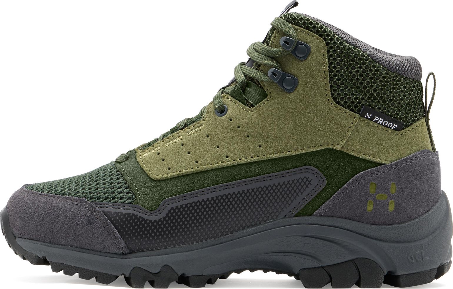 Haglöfs Women's Rosson Proof Mid Magnetite/olive Green