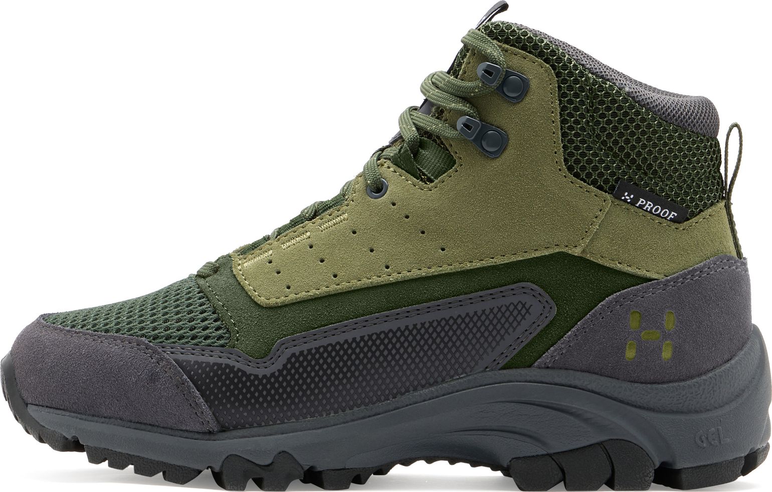 Haglöfs Women's Rosson Proof Mid Magnetite/olive Green