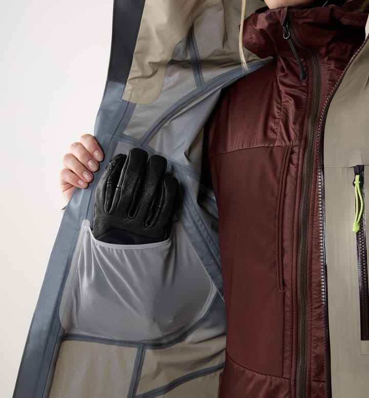 Haglöfs Women's Nallo Touring GORE-TEX Jacket Chalk Beige Haglöfs