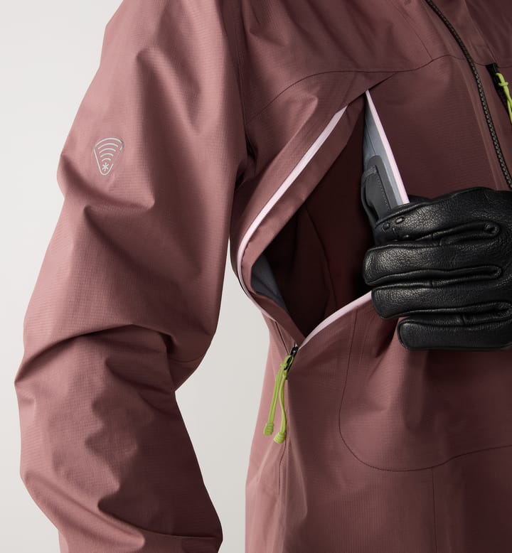 Haglöfs Women's Nallo Touring GORE-TEX Jacket Misty Mauve Haglöfs