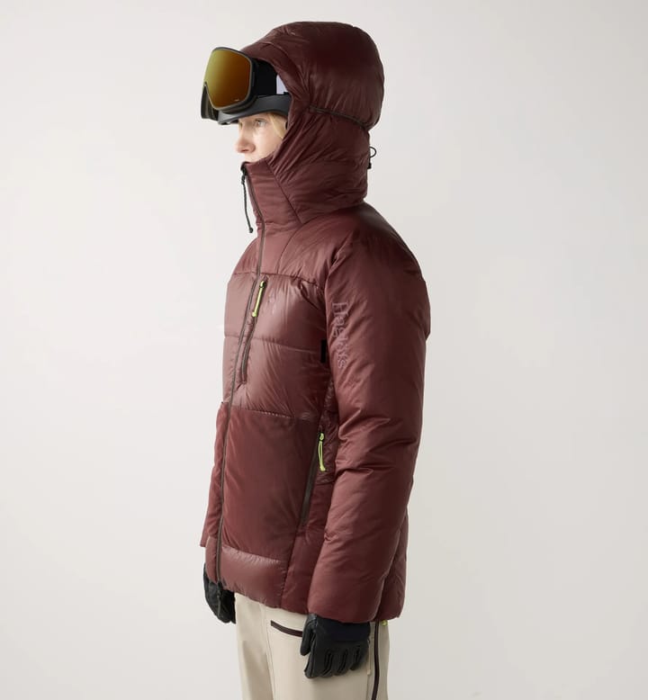 Haglöfs Women's Nallo Touring Down Hood Maroon Trail Haglöfs