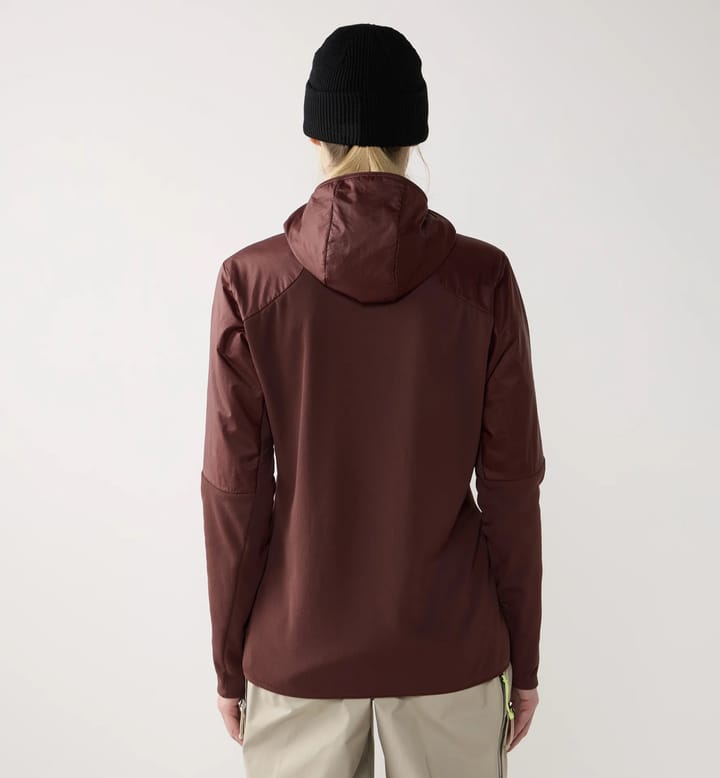 Haglöfs Women's Nallo Touring Hybrid Mid Maroon Trail Haglöfs