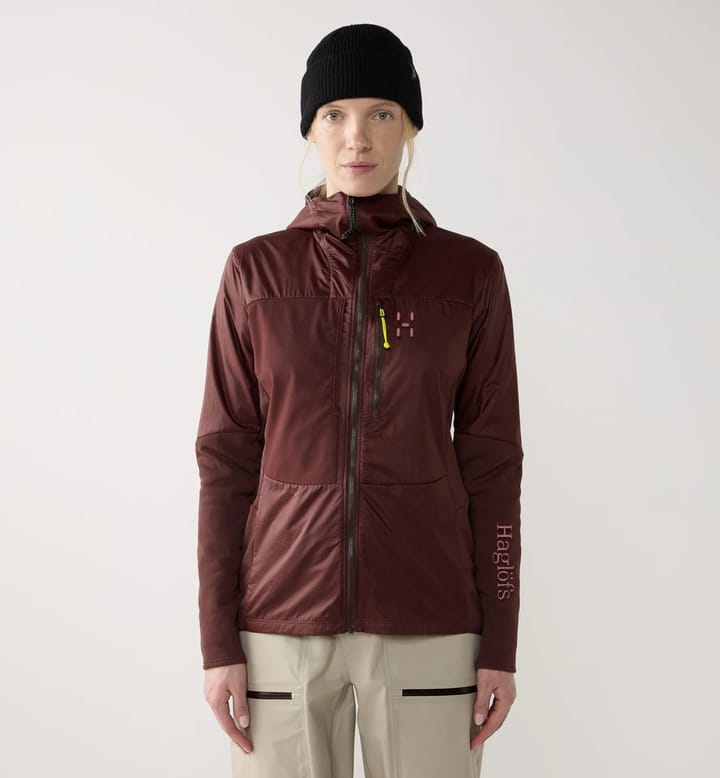 Haglöfs Women's Nallo Touring Hybrid Mid Maroon Trail Haglöfs