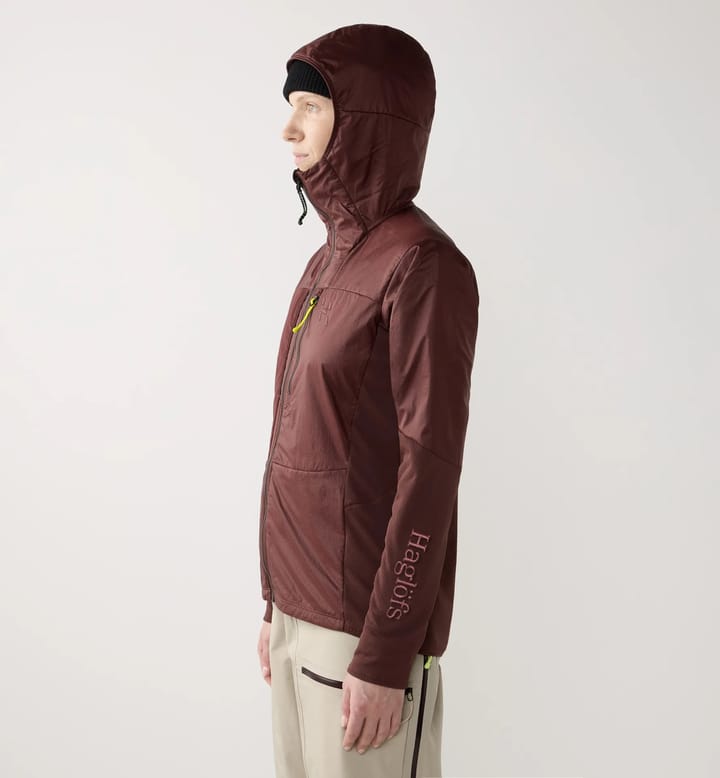 Haglöfs Women's Nallo Touring Hybrid Mid Maroon Trail Haglöfs