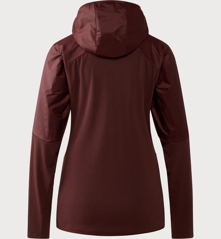 Haglöfs Women's Nallo Touring Hybrid Mid Maroon Trail Haglöfs