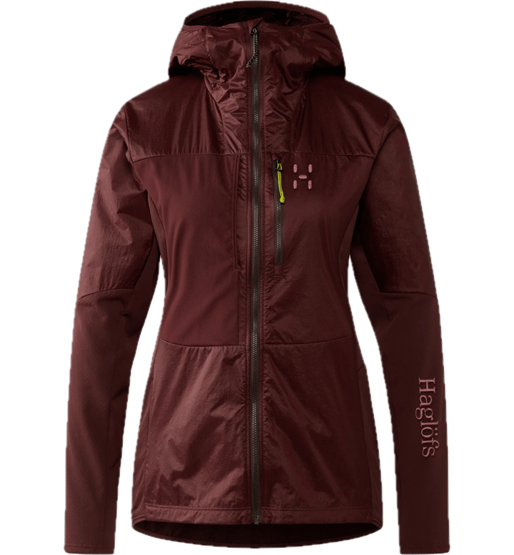 Haglöfs Women's Nallo Touring Hybrid Mid Maroon Trail Haglöfs