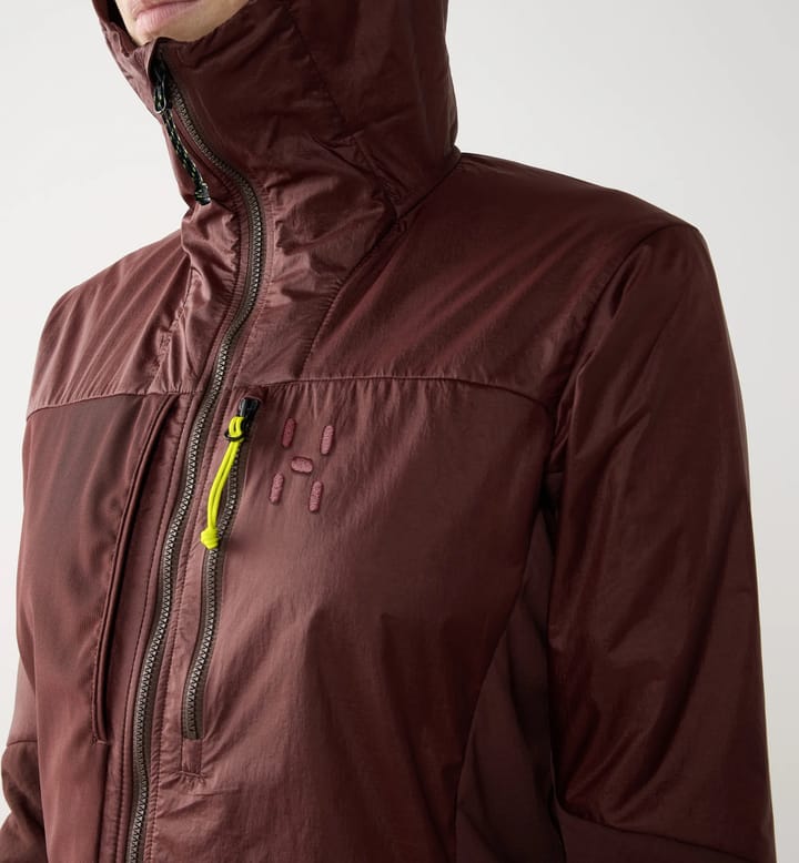 Haglöfs Women's Nallo Touring Hybrid Mid Maroon Trail Haglöfs