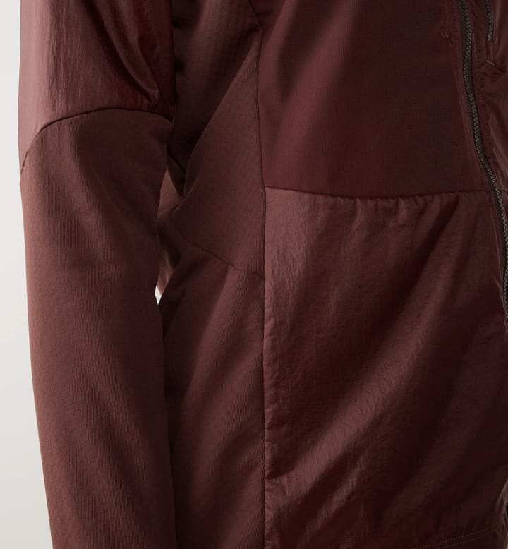 Haglöfs Women's Nallo Touring Hybrid Mid Maroon Trail Haglöfs