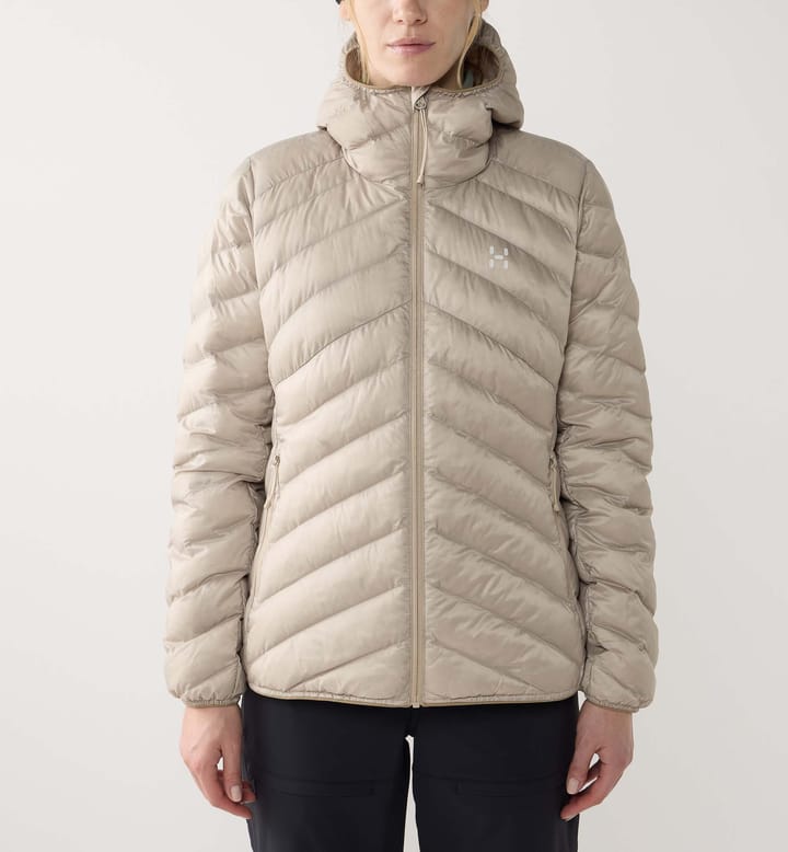 Haglöfs Women's Särna Mimic II Hood Chalk Beige Haglöfs