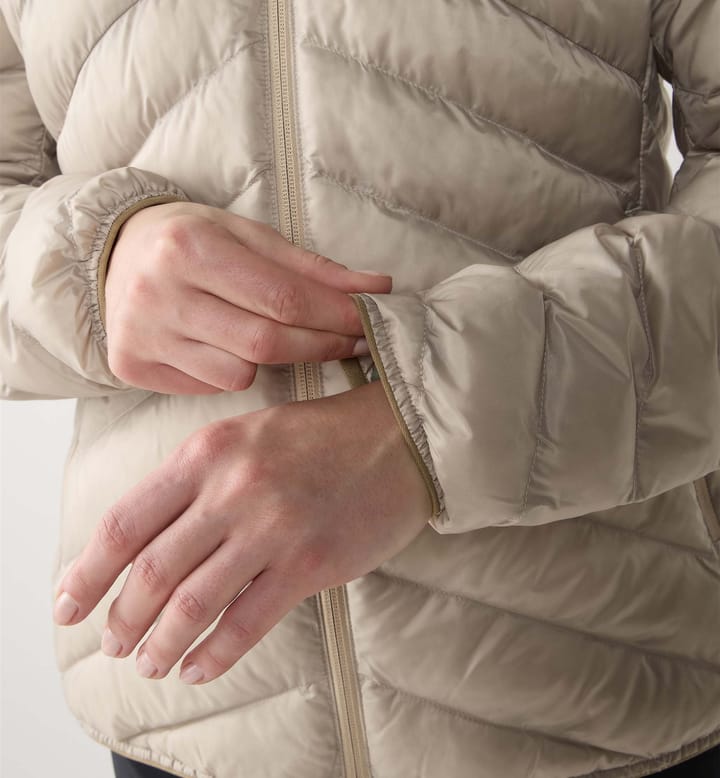 Haglöfs Women's Särna Mimic II Hood Chalk Beige Haglöfs