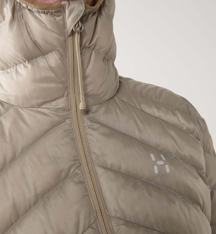Haglöfs Women's Särna Mimic II Hood Chalk Beige Haglöfs