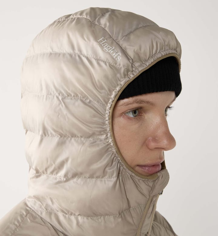Haglöfs Women's Särna Mimic II Hood Chalk Beige Haglöfs