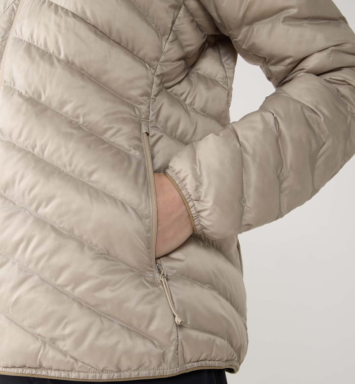 Haglöfs Women's Särna Mimic II Hood Chalk Beige Haglöfs