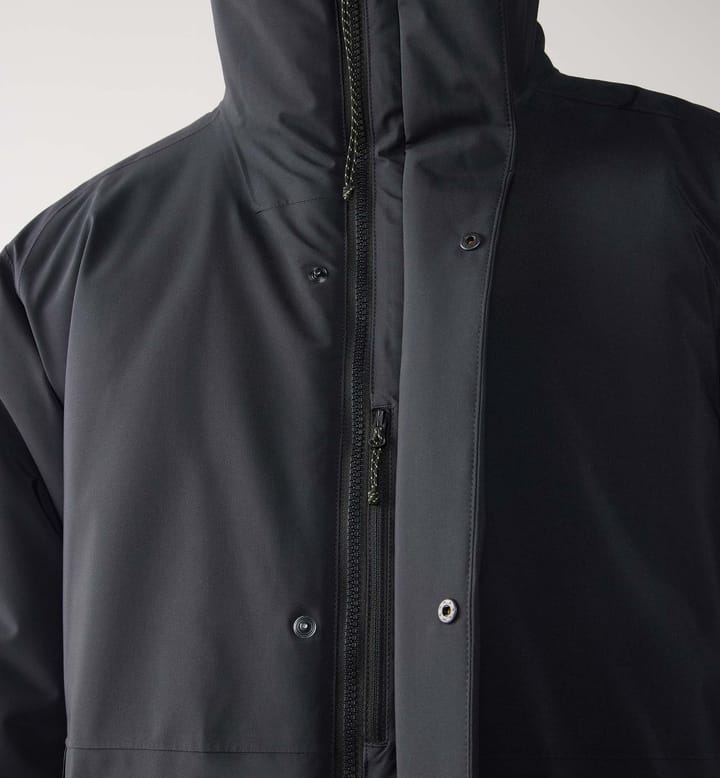 Haglöfs Men's Yra Mimic Proof Parka True Black Haglöfs