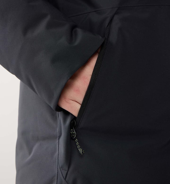 Haglöfs Women's Yra Mimic Proof Parka True Black Haglöfs