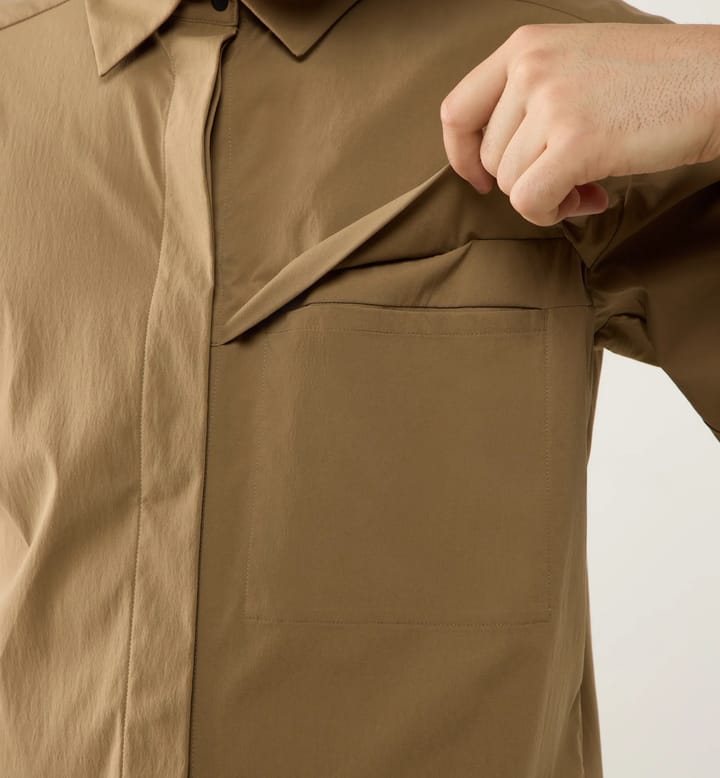 Haglöfs Salo Shirt Ss Ii Men Oak Brown Haglöfs