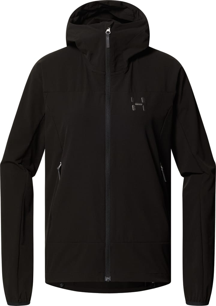 Haglöfs Women's Rosson Softshell Hood True Black Haglöfs