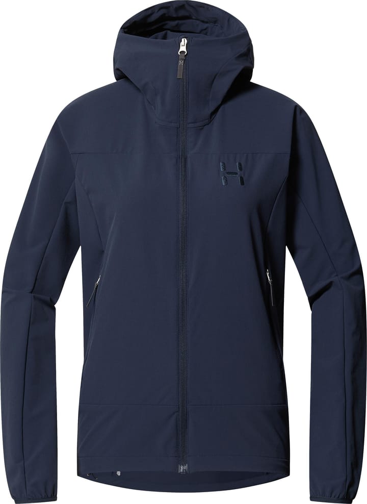 Haglöfs Women's Rosson Softshell Hood Tarn Blue Haglöfs