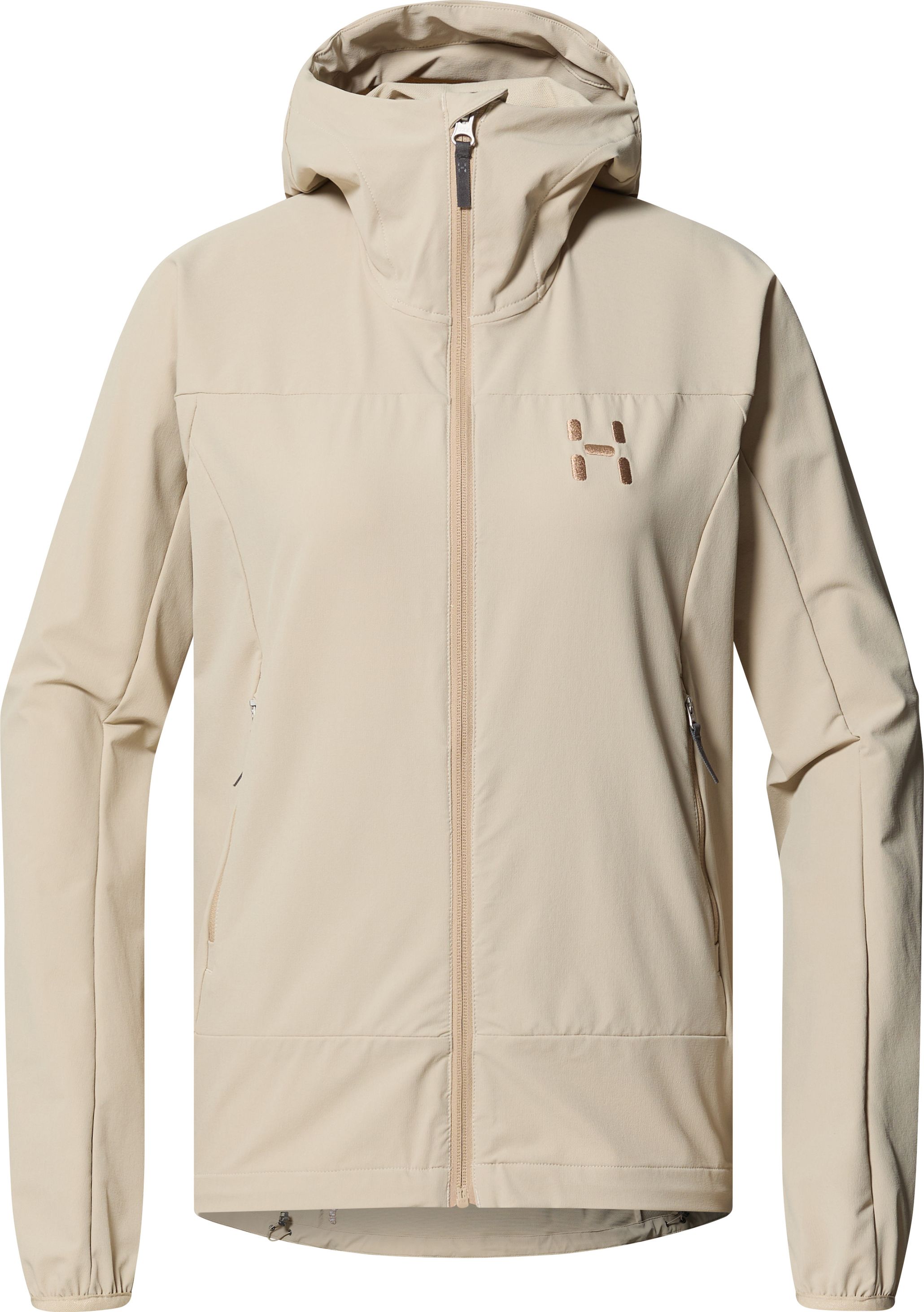 Haglöfs Women's Rosson Softshell Hood Chalk
