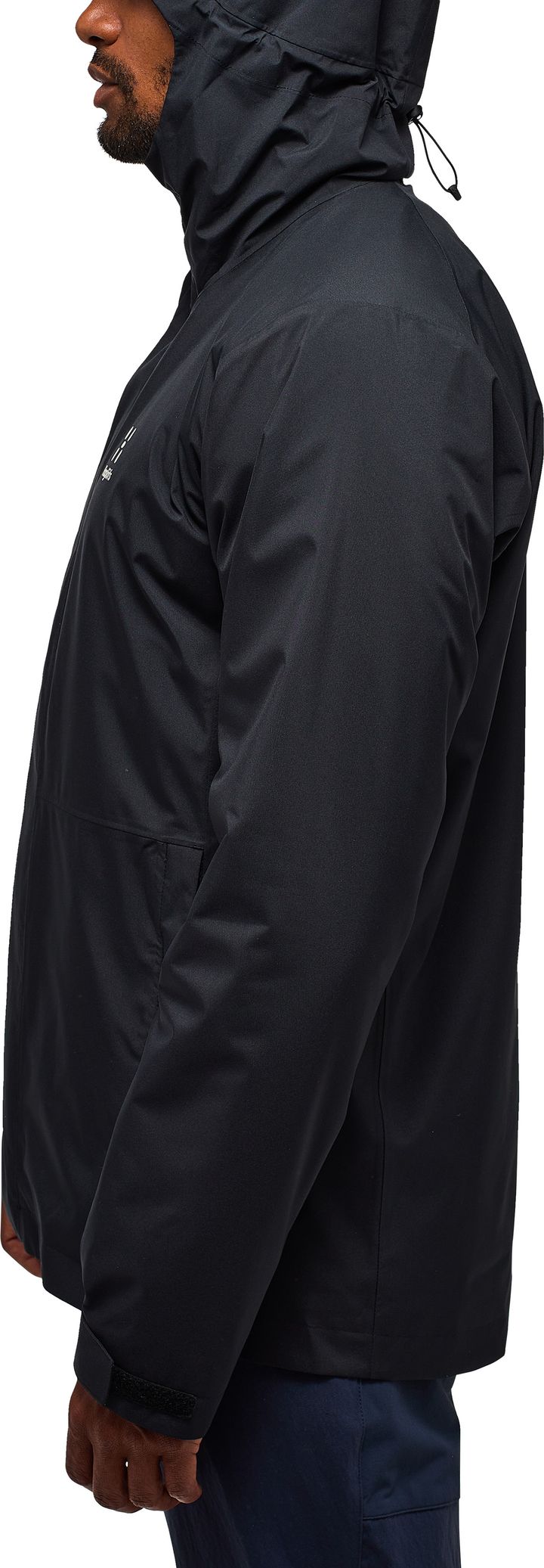 Haglöfs Men's Gran 3-In-1 Proof II Jacket True Black Haglöfs Haglöfs Men's Gran 3-In-1 Proof II Jacket True Black Haglöfs