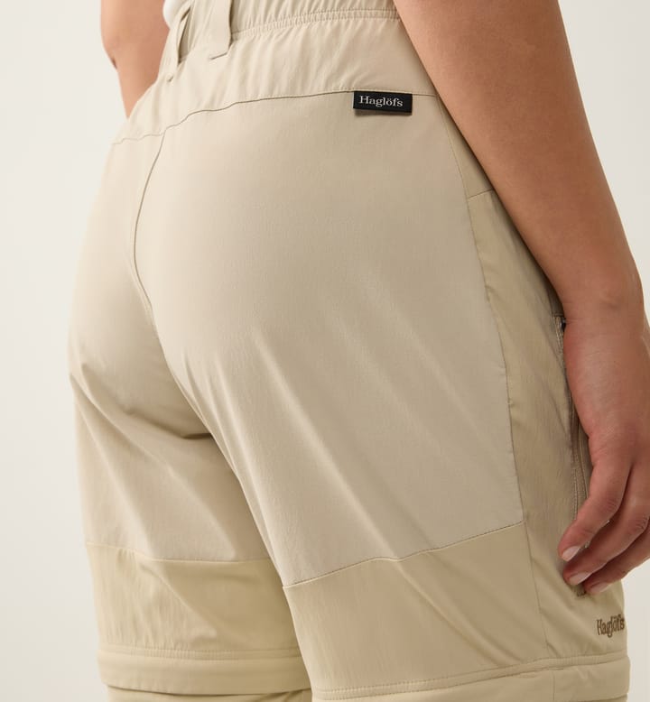 Haglöfs Women's Lite Standard Zip-Off II Pant Chalk Beige Haglöfs