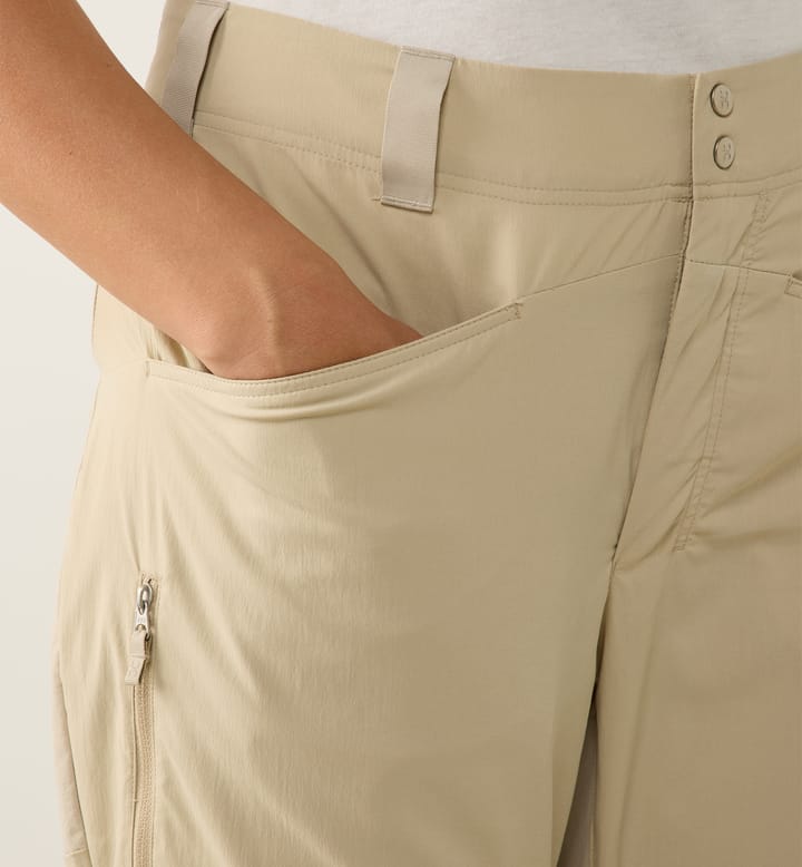 Haglöfs Women's Lite Standard Zip-Off II Pant Chalk Beige Haglöfs