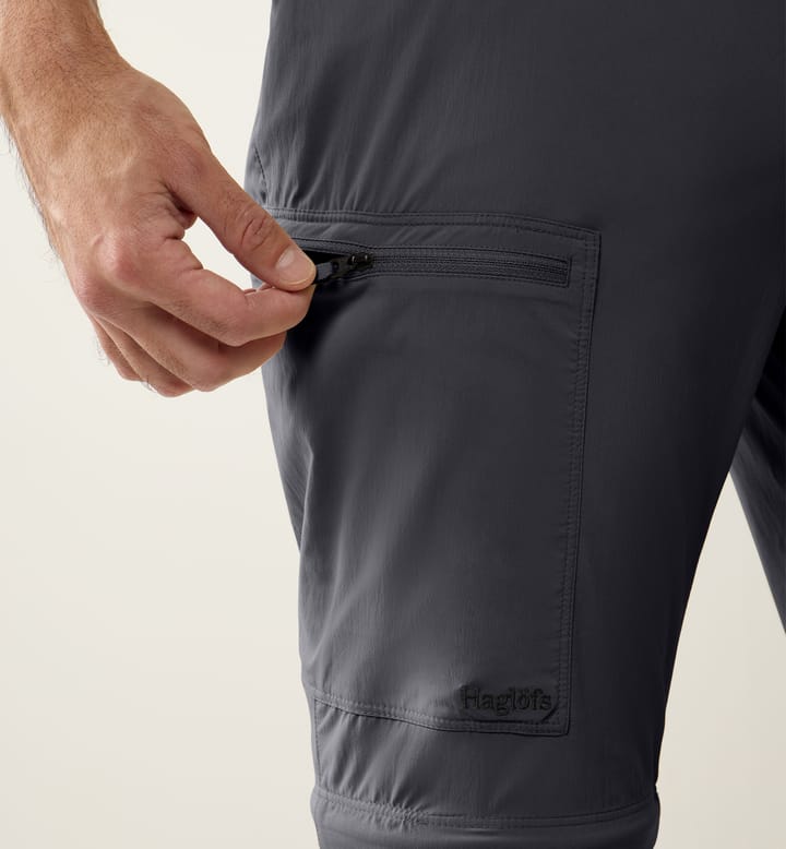 Haglöfs Men's Lite Standard Zip-Off II Pant Magnetite Haglöfs
