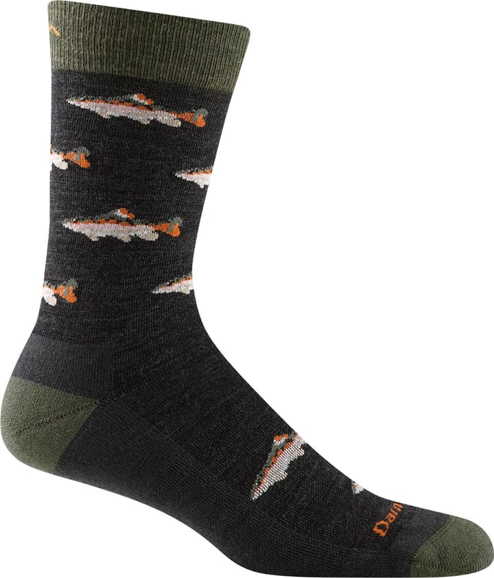 Darn Tough Spey Fly Crew Lightweight With Cushion Charcoal Darn Tough