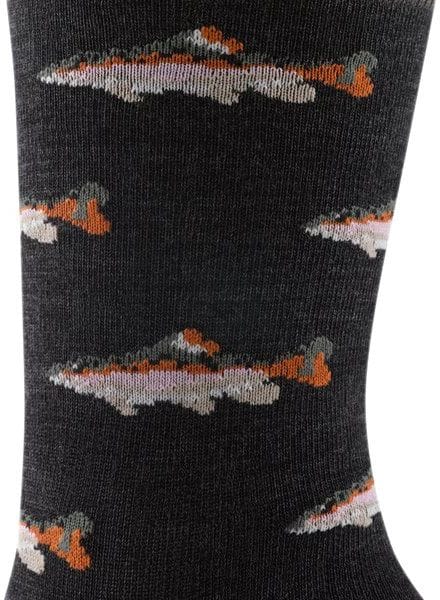 Darn Tough Spey Fly Crew Lightweight With Cushion Charcoal Darn Tough Darn Tough Spey Fly Crew Lightweight With Cushion Charcoal Darn Tough