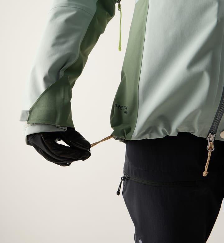 Haglöfs Women's Spitz GORE-TEX Pro II Jacket Dew Green/chlorophyll Green Haglöfs