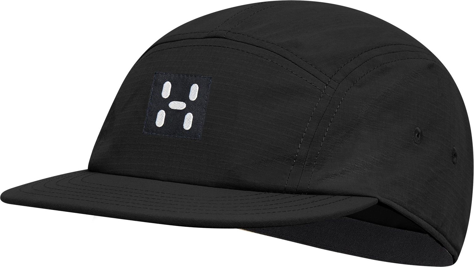 Haglöfs Brand Five Panel Cap True Black Solid
