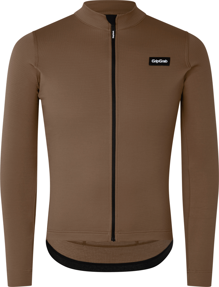 Gripgrab Men's EXPLR Merinotech Thermal Long Sleeve Jersey Brown Gripgrab