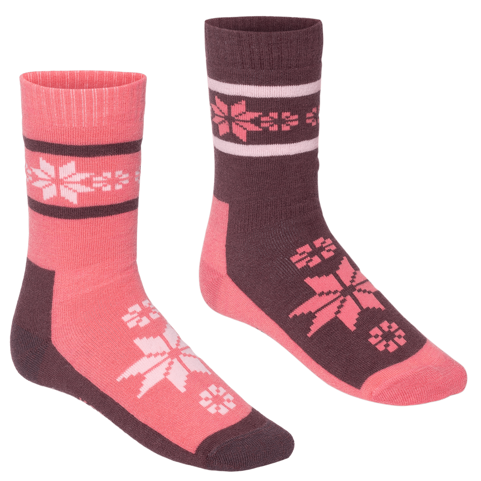 Kari Traa Women's Rusa Wool Sock 2-pack Cocoa Powder