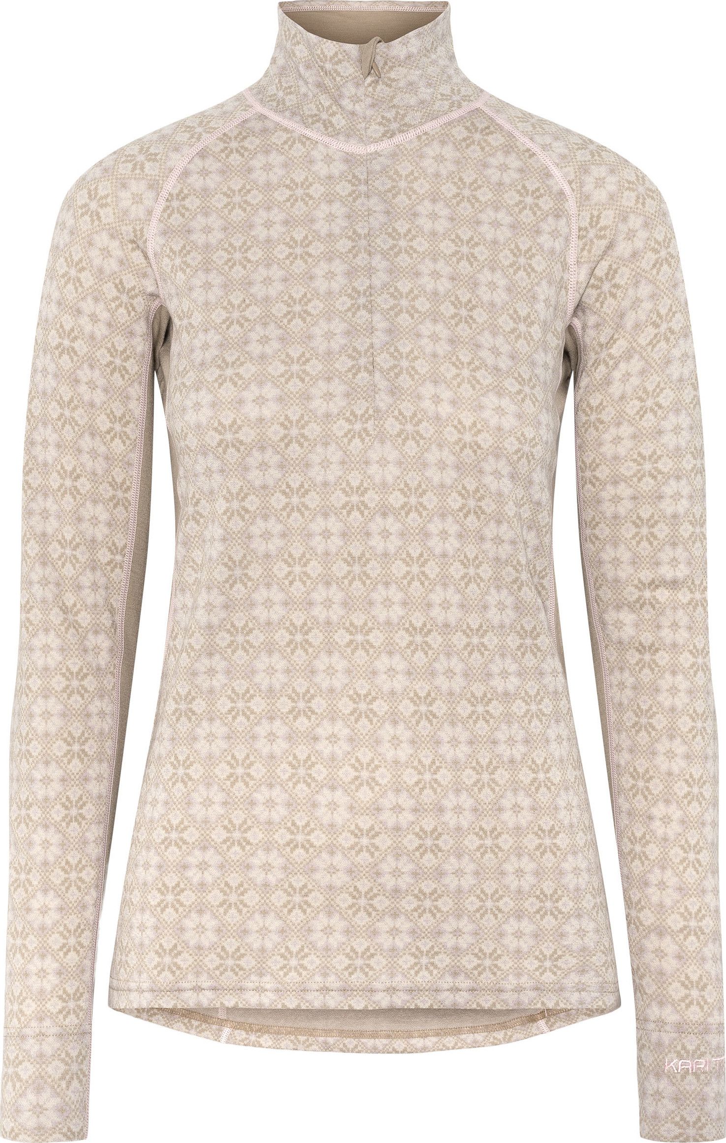 Kari Traa Women's Rose Light Half Zip Mocha