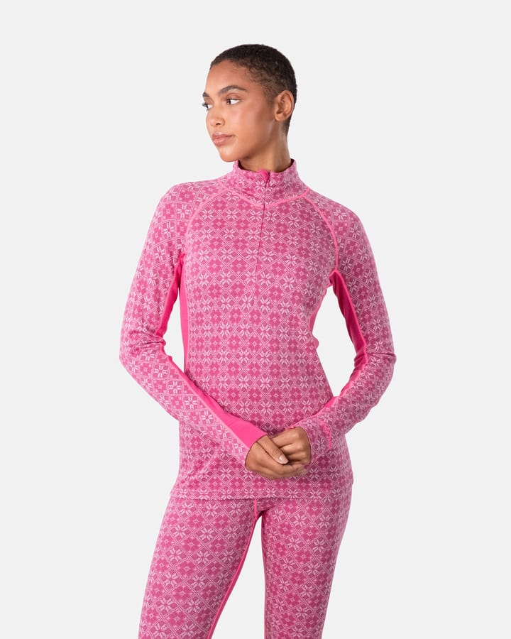 Kari Traa Women's Rose Light Half Zip Bright Pink Kari Traa