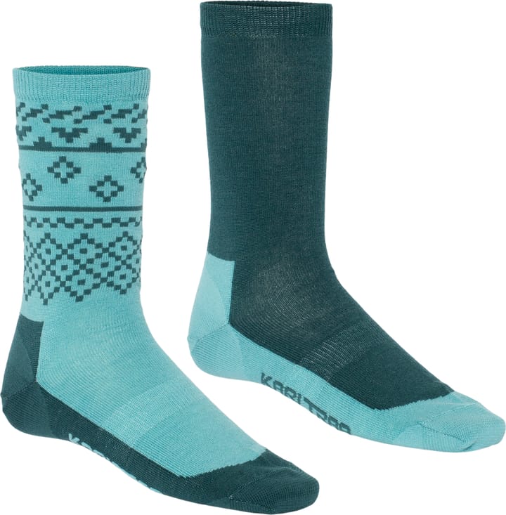Kari Traa Women's Ragna Hiking Sock 2-pack Peacock Kari Traa
