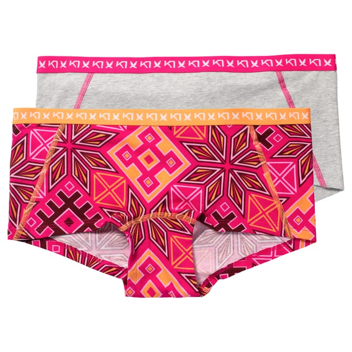 Kari Traa Women's Tina Hipster 2-pack Bright Pink Kari Traa Kari Traa Women's Tina Hipster 2-pack Bright Pink Kari Traa