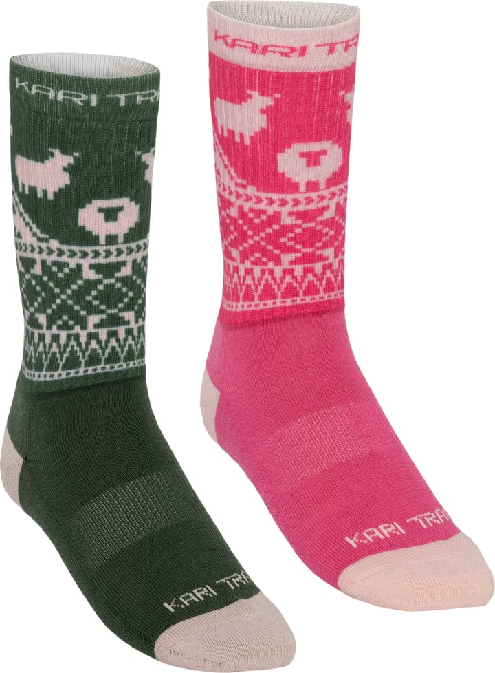 Kari Traa Women's Puffin Sock 2-pack Pink Kari Traa Kari Traa Women's Puffin Sock 2-pack Pink Kari Traa