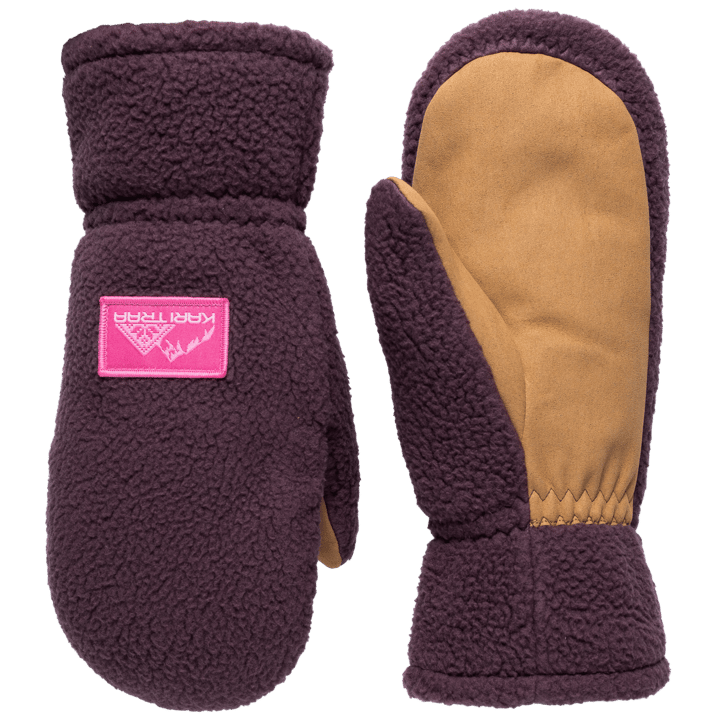 Kari Traa Women's Rothe Pile Mittens Cocoa Powder Kari Traa