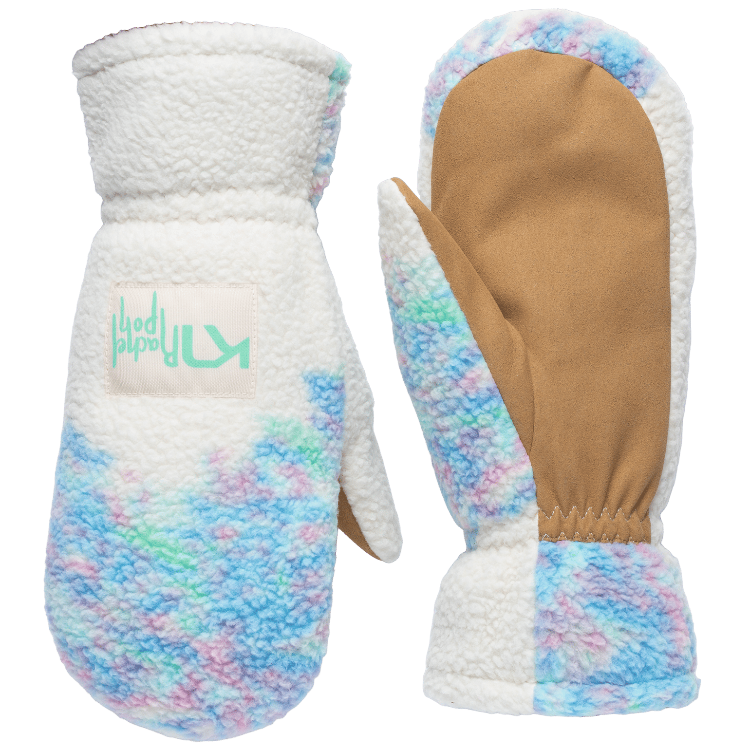 Kari Traa Women's Rothe Pile Mittens Bright Turquoise