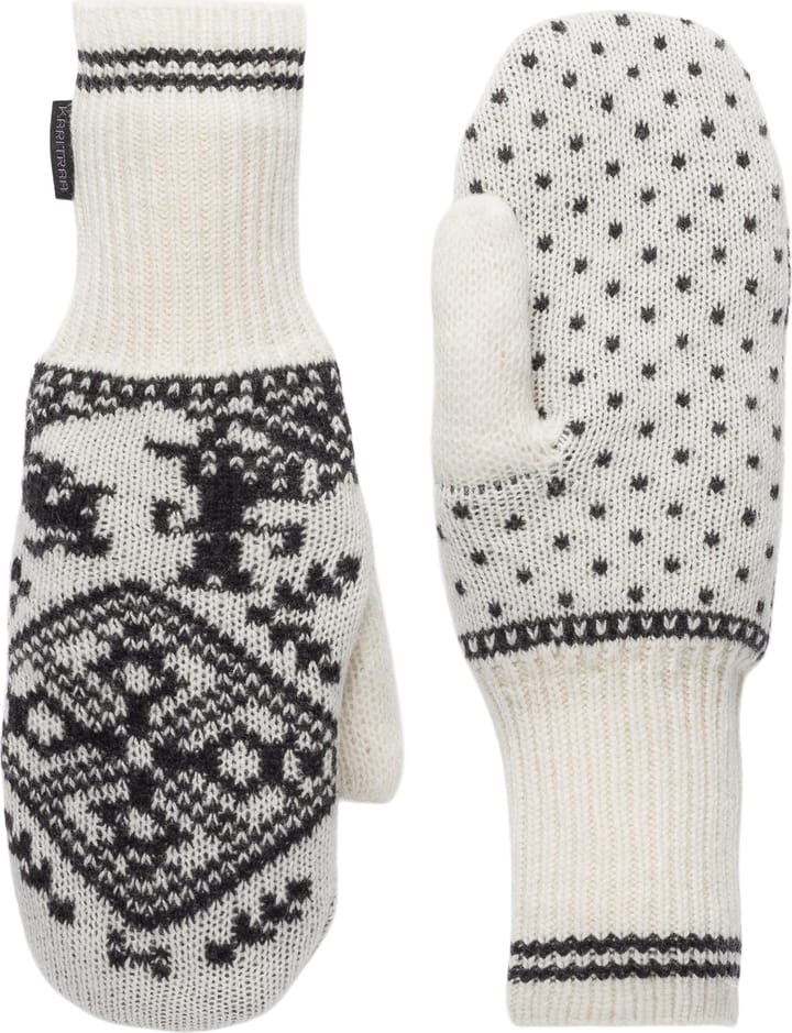 Kari Traa Women's Saga Knit Mittens Off White Kari Traa
