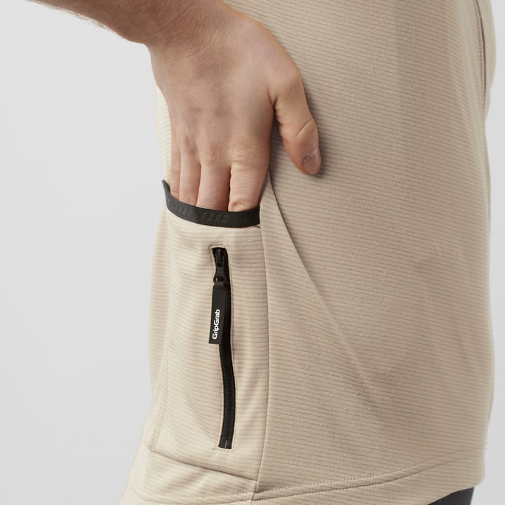 Gripgrab Men's GripGrab EXPLR Merinotech Short Sleeve Jersey Beige Gripgrab