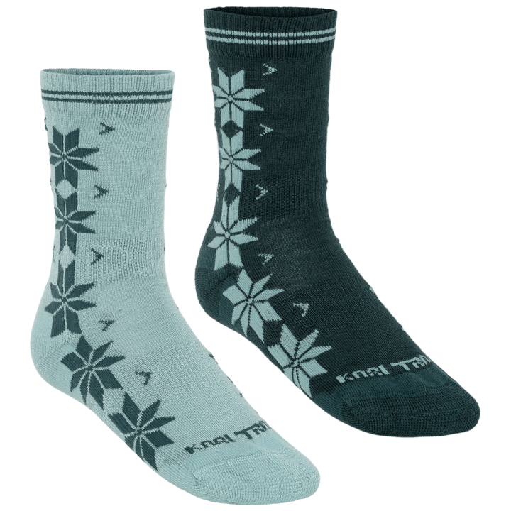 Kari Traa Women's Vinst Sock 2-pack Blue Lagoon Kari Traa